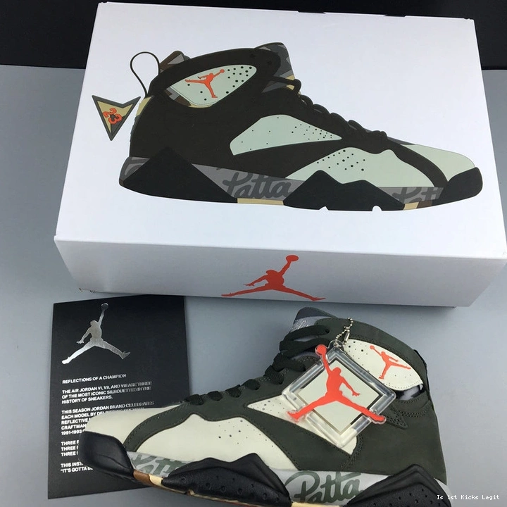 SP 7 100 AT3375 Patta Air x Retro  Jordan 'Icicle' 0320